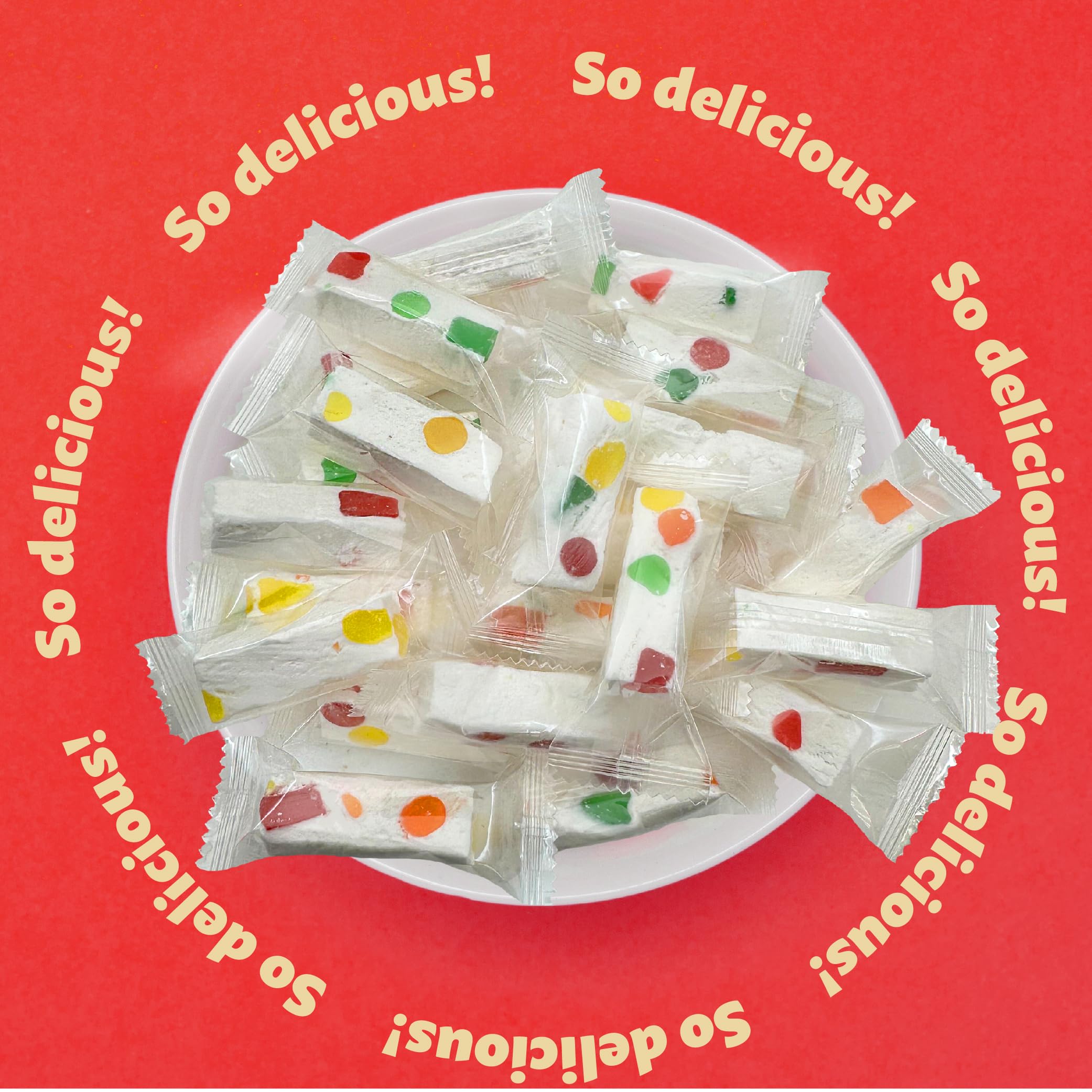ILike Jujube Nougat candy packaging keeps freshness for easy serving.