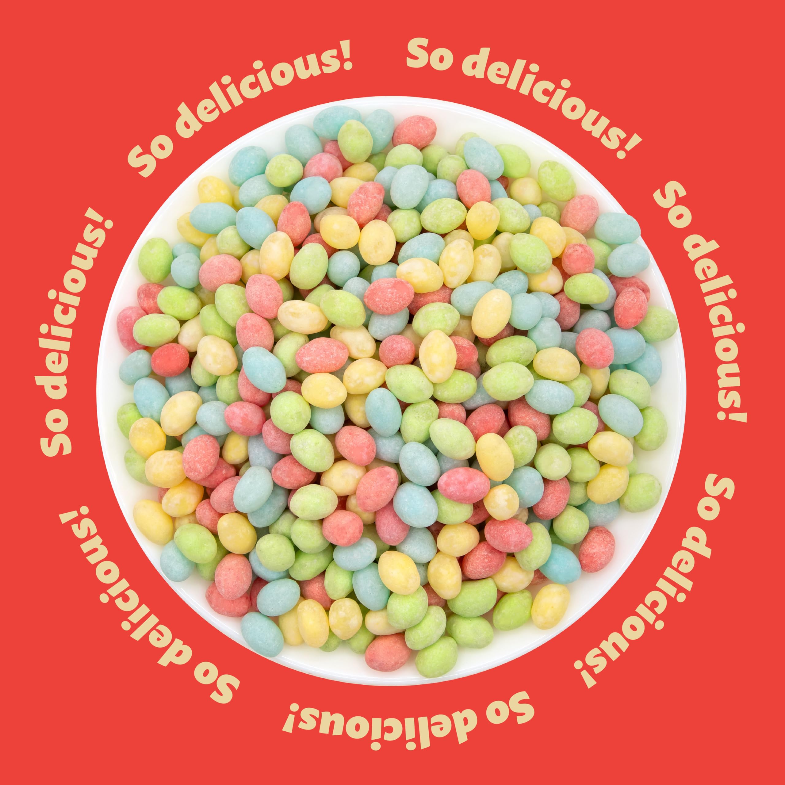 ILIKE! Lemon jelly beans bring sunny brightness to displays and events.