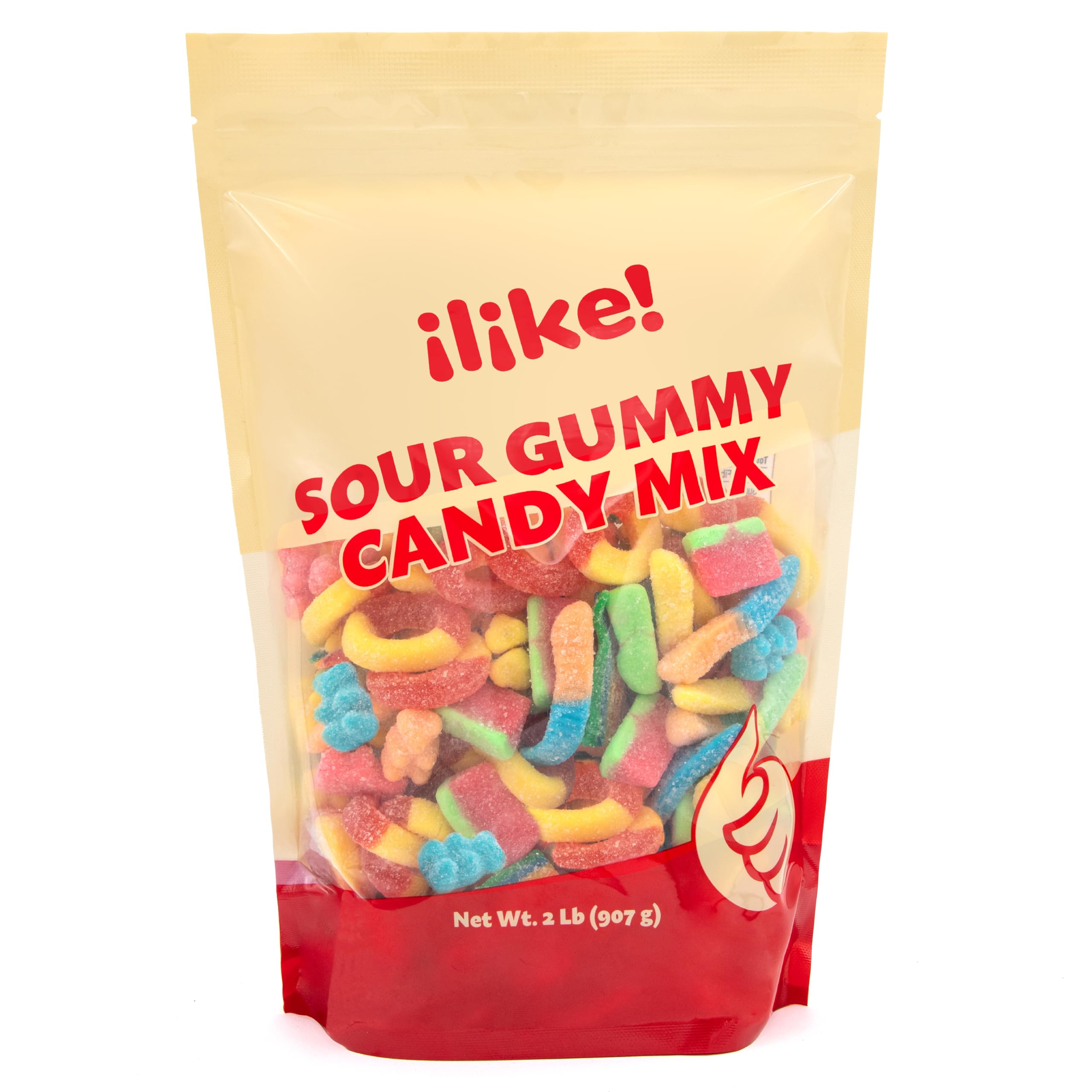 ILIKE! Sour Gummy Bears offer chewy bite and tangy flavor bursts for snacking.
