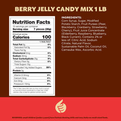 ILIKE vegan gummies with real fruit puree for authentic berry flavor