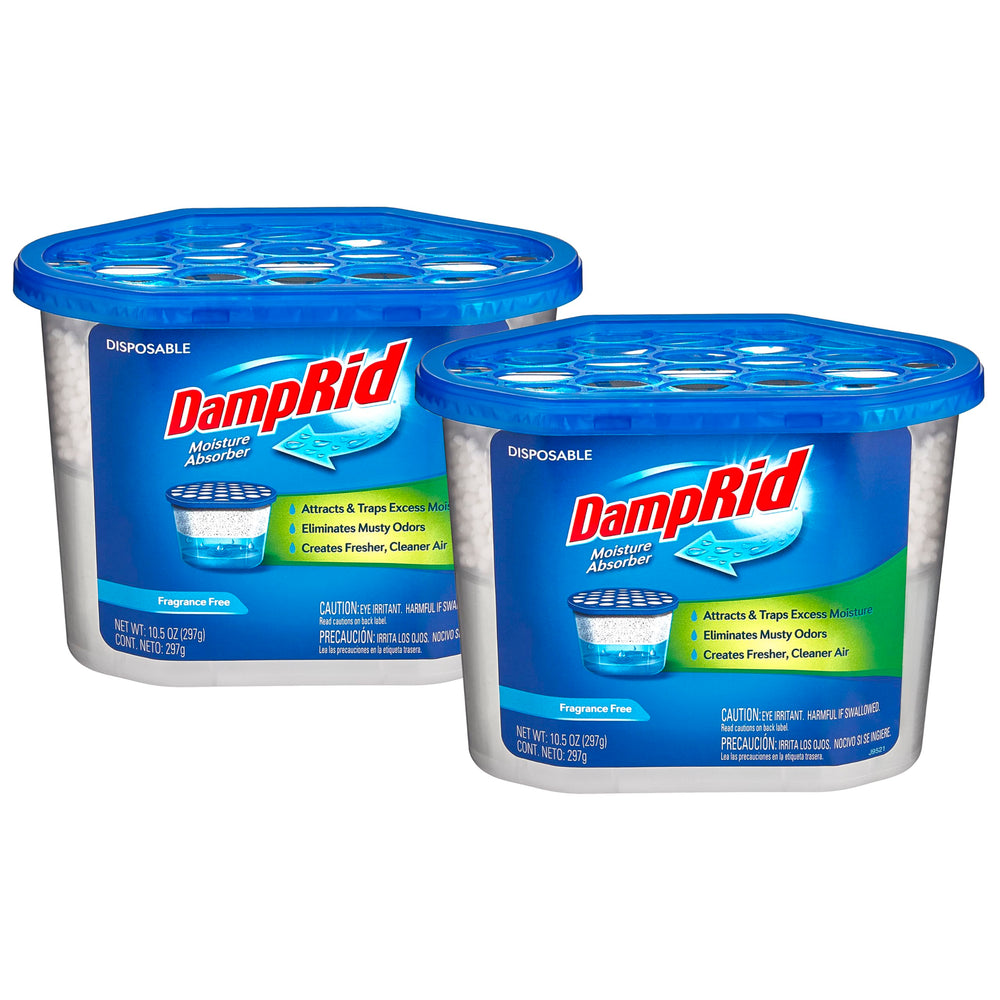 ILIOS Damp Rid two-pack packaging demonstrates convenient moisture control