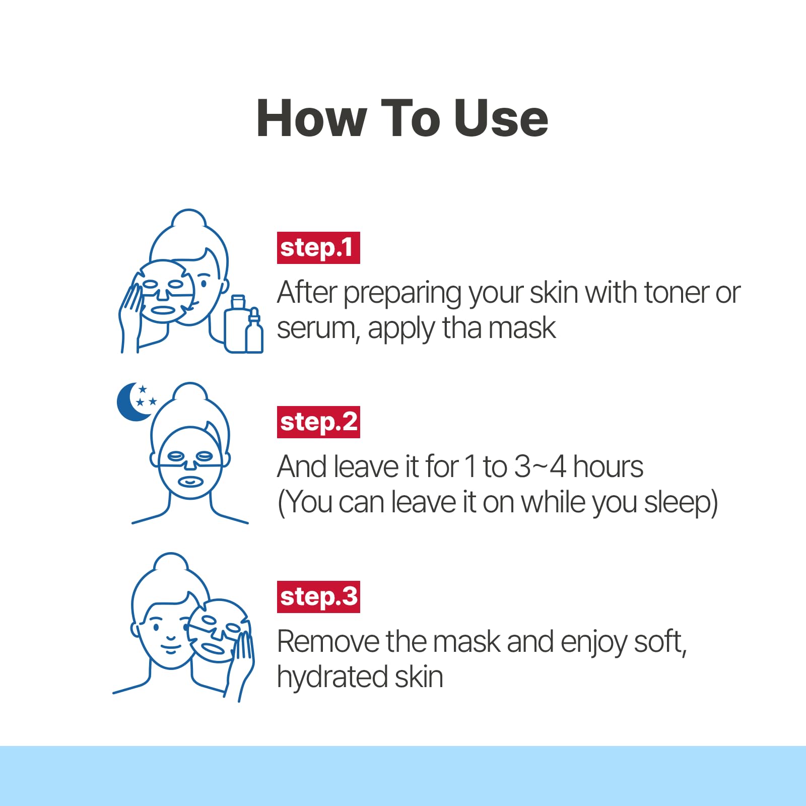 Illiyoon Ceramide Ato mask with hydrogel glow effect on skin