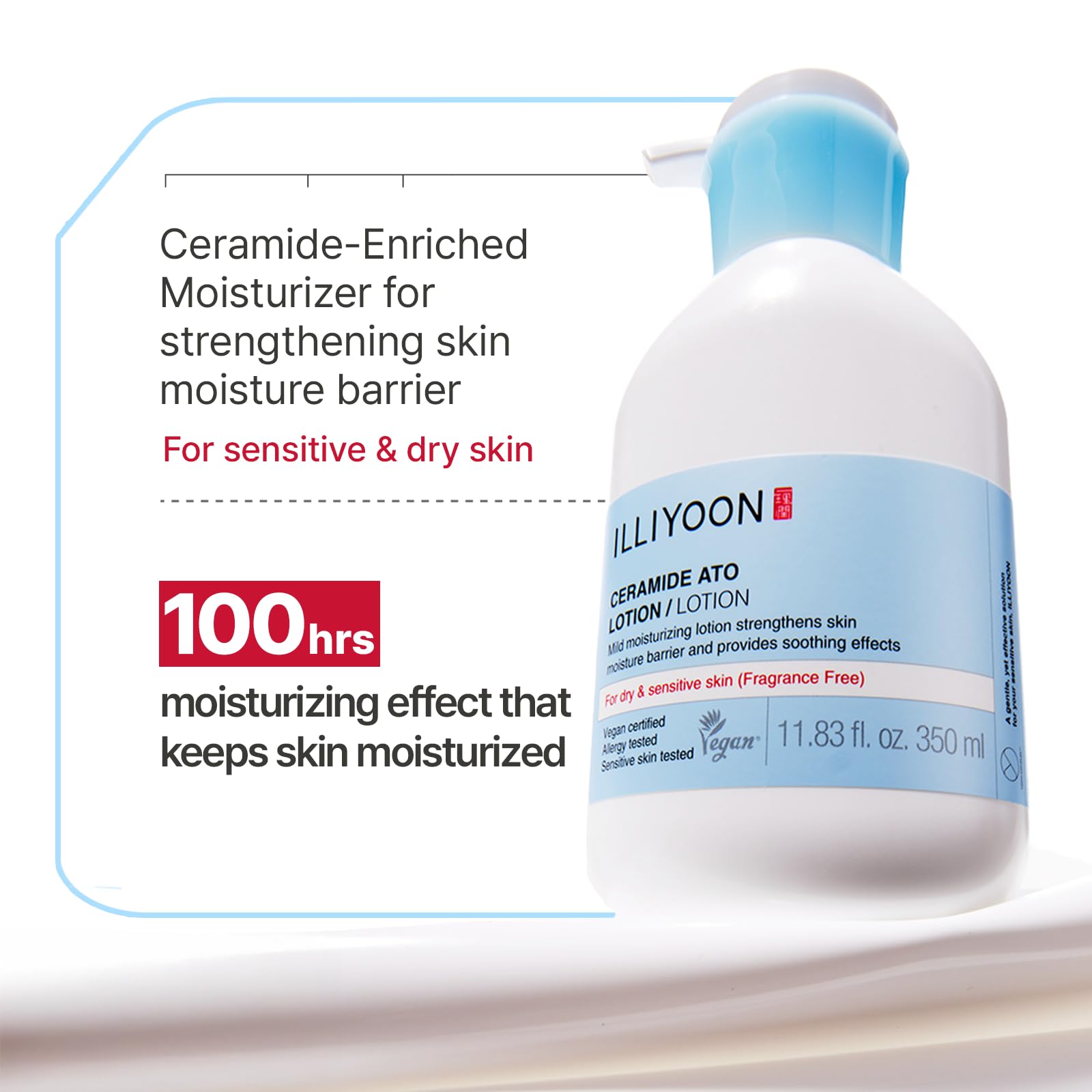 Creamy, lightweight texture of Ceramide Ato Lotion close-up