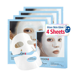 Illiyoon Ceramide Ato mask packaging showing hydrogel technology for hydration
