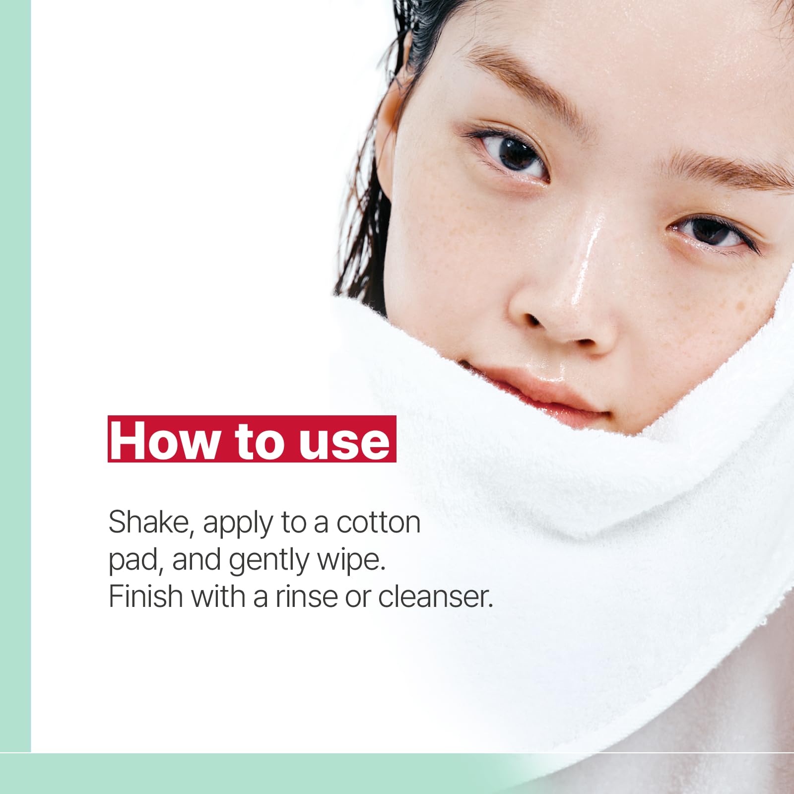 Illiyoon mild cleansing with micro-particle action depicted by smooth texture