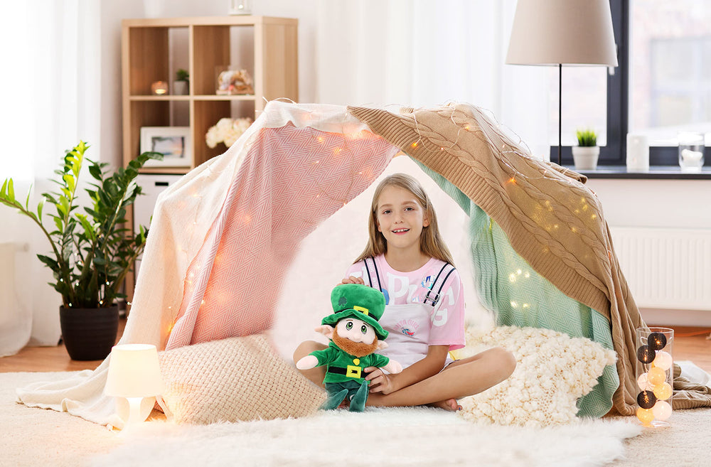 illuOKey Leprechaun plush shamrock design adds playful Irish symbolism