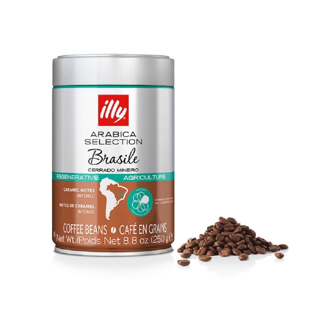 illy Arabica Selections Brasile Cerrado Mineiro whole bean coffee for freshly ground flavor