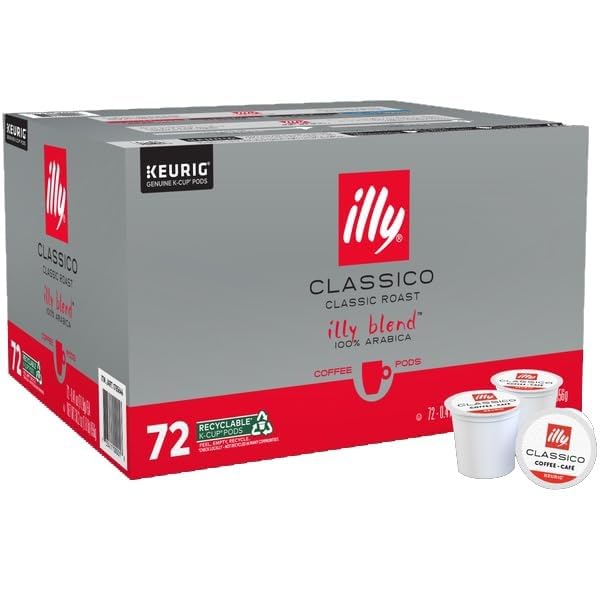 illy K-Cup Classico roast pod showing balanced flavor for daily brewing