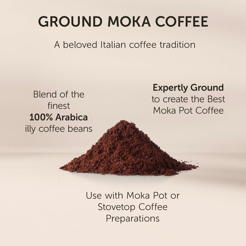 illy ground coffee ready for easy home brew and flavorful mornings.