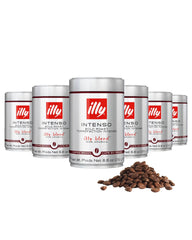 illy intense bold roast beans showcase rich cocoa notes ideal for a bold espresso