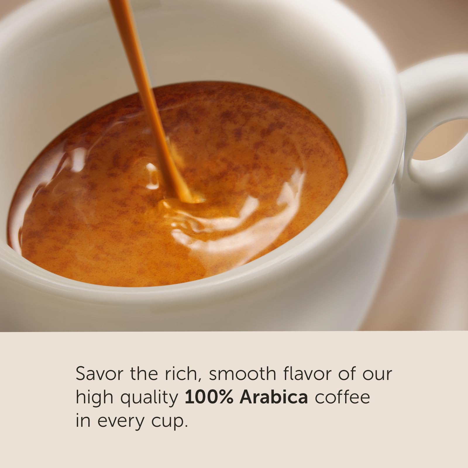 illy iperEspresso Classico espresso pour captures rich crema and caramel notes
