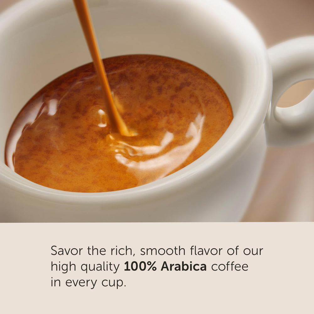 illy iperEspresso Classico espresso pour captures rich crema and caramel notes