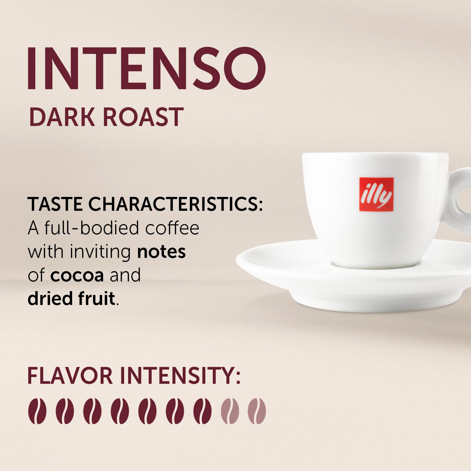 illy Moka ground coffee can preserves freshness and aroma for later use.