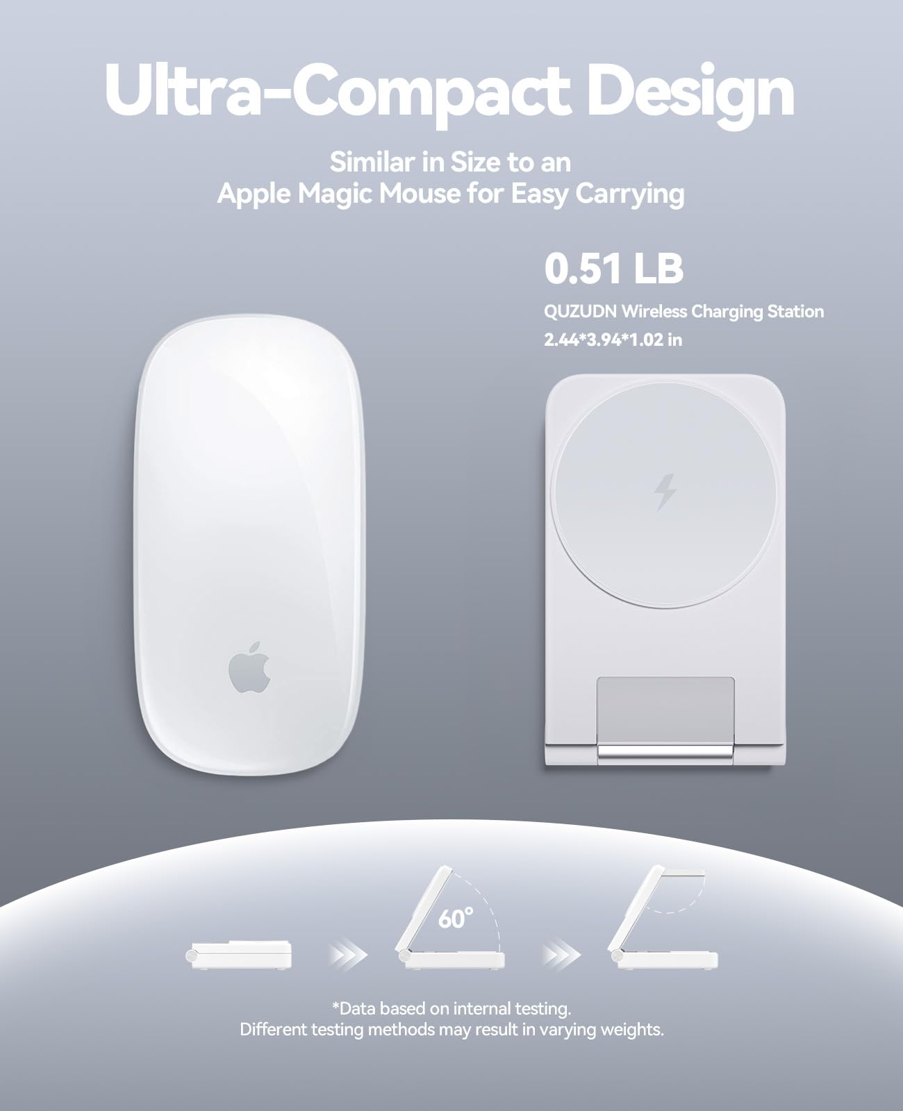 ILOYU watch-charging-module with adjustable stand keeps Apple Watch powered neatly.