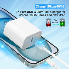 ILOUYU wall charger block durable design highlights sturdy construction for daily use.