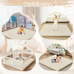 ILPEOD memory-foam cushion offers soft protection during early crawling.