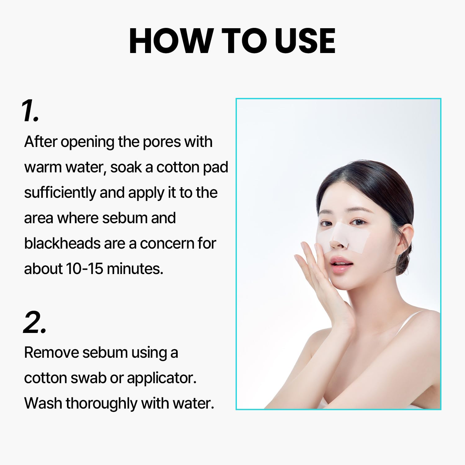 Packaging inside includes 40 cotton pads and a 5.29 oz bottle.