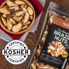 I'm A Nut gluten free, peanut free Brazil nuts with batch tested quality.