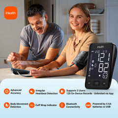 iHealth Accu irregular heartbeat alert indicator during measurement