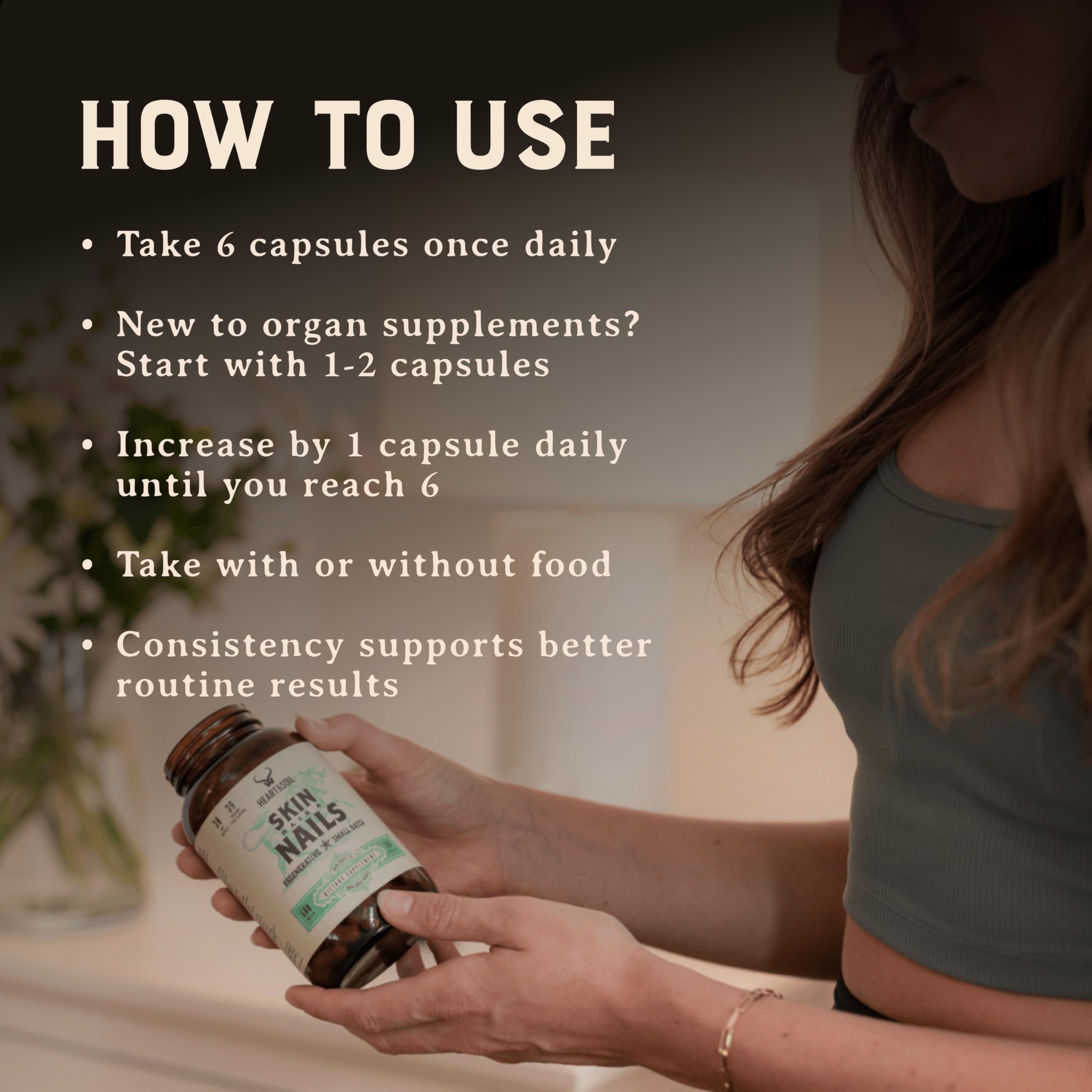 HEART & SOIL – 100% Grass-Fed Beef Organs (Liver, Heart, Kidney, Pancreas & Spleen) | 3000mg Daily Formula | 180 Capsules - Perla Store | The Ultimate A to Z Marketplace for Every Need in Canada