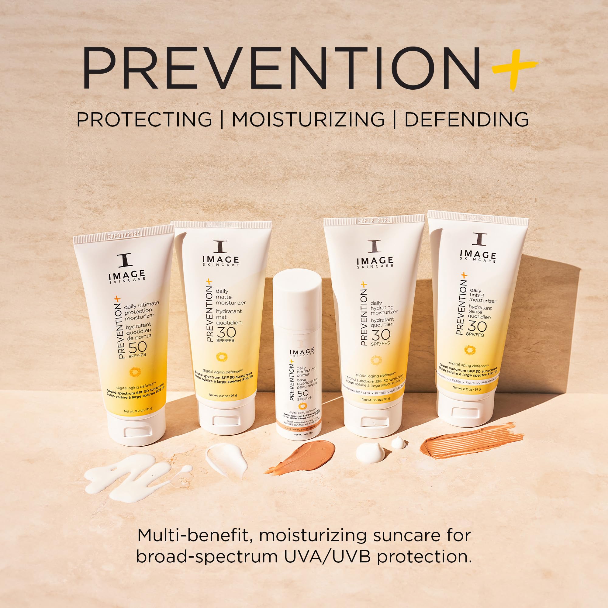 Diverse skin tones appear wearing a natural shade