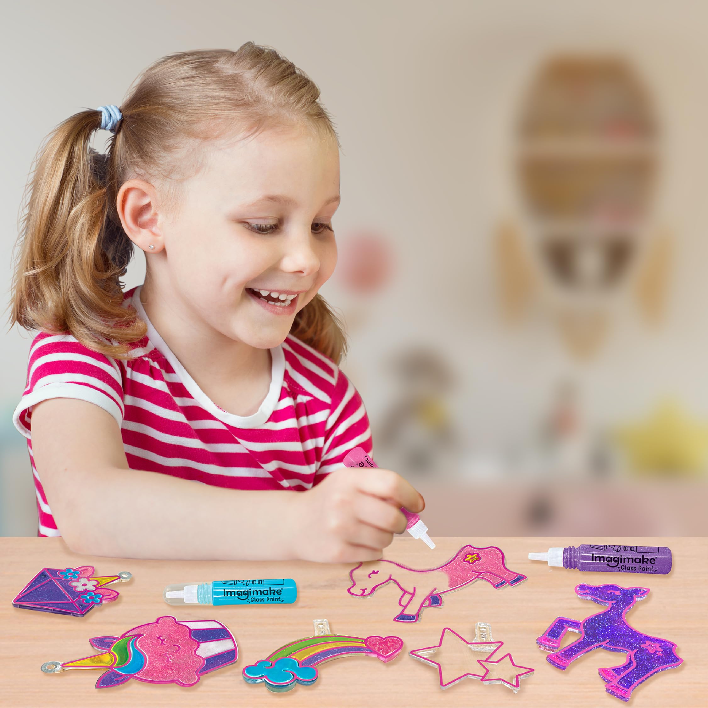 Imagimake Window Art Unicorn design book guides young creators through ideas.