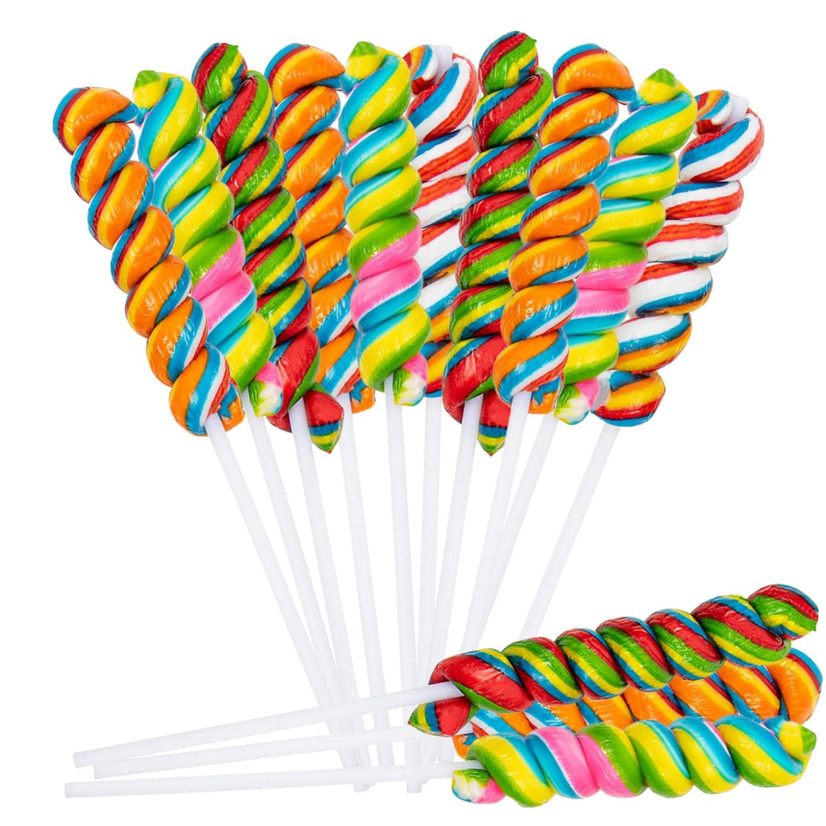 Imagine Splash Rainbow Twisty Pops pack for bright, party-ready candy favors