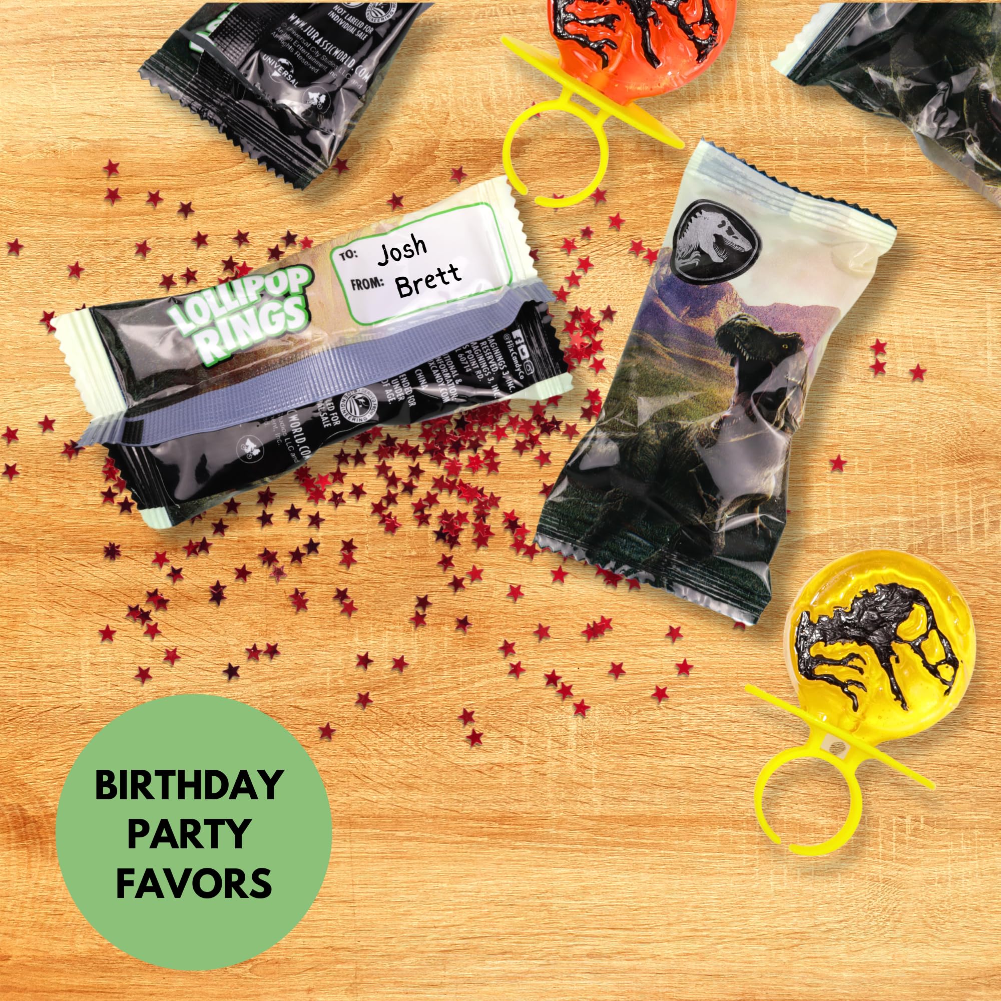 Imaginings 3 party-favor bag idea, perfect for dino-themed celebrations