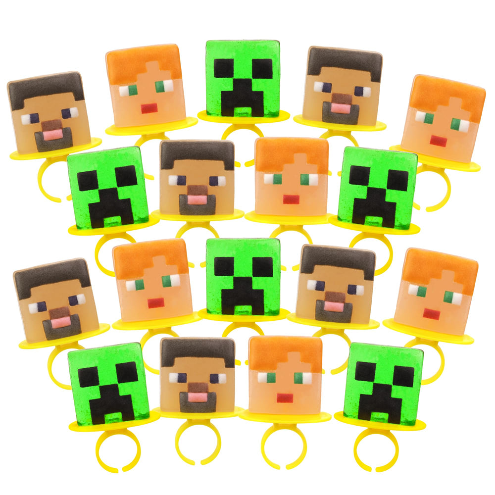 Imaginings 3 Minecraft lollipop ring candy bowl display adds color and fun.