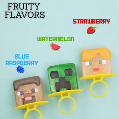 Imaginings 3 Minecraft lollipop ring wearable design for gamer fans.