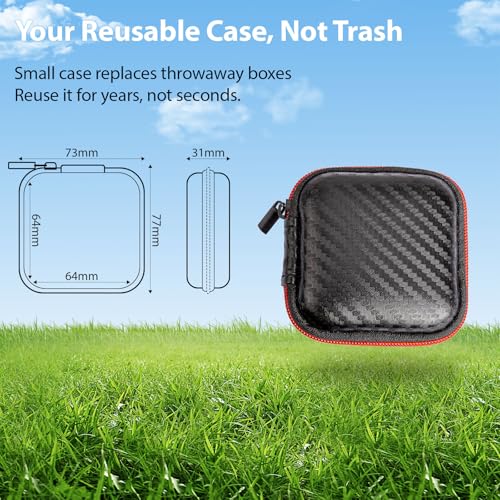 iMangoo premium hard EVA case protects your earbuds on travel