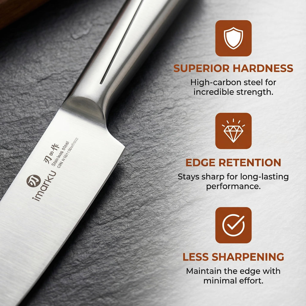 imarku utility knife 5-inch for nimble, accurate prep tasks