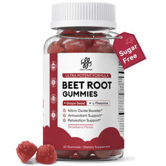 iMATCHME Beet Root Gummies bottle shows a convenient daily wellness option for circulation.