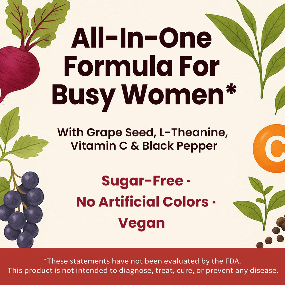 iMATCHME Beet Root Gummies serving idea after meals.