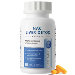 iMATCHME NAC 900mg bottle highlighting strong liver-support benefits