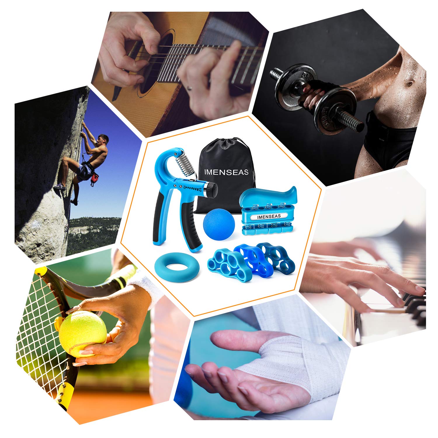 IMENSEAS stress relief grip ball for hand relaxation