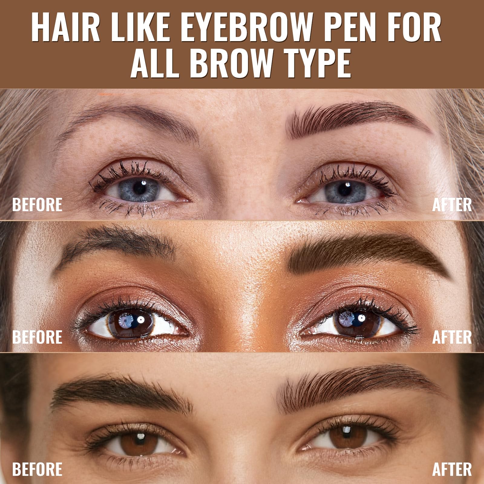 iMethod Eyebrow Brush included for neat, blended brows