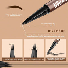iMethod Eyebrow Pen waterproof formula resists sweat and water