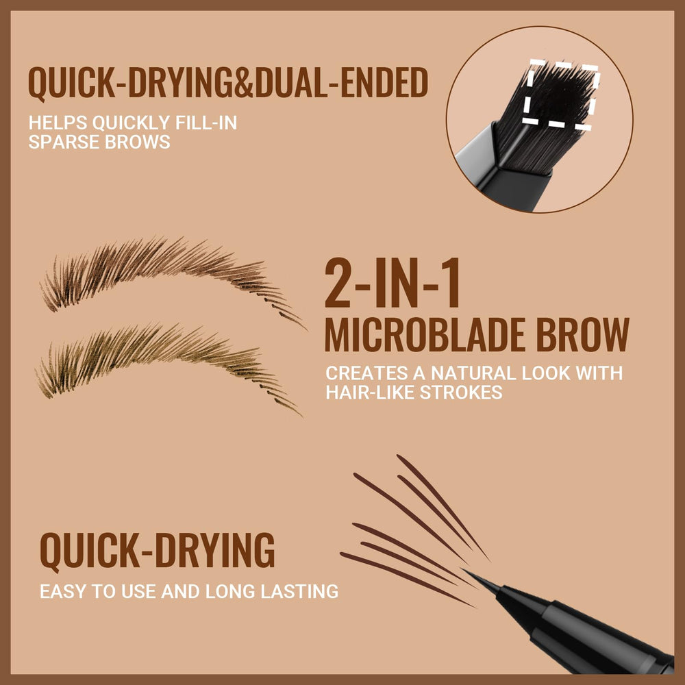 iMethod Eyebrow Pen shows waterproof formula for all-day hold