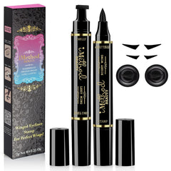 iMethod winged eyeliner stamp close-up showing dual-ended design for easy wings.