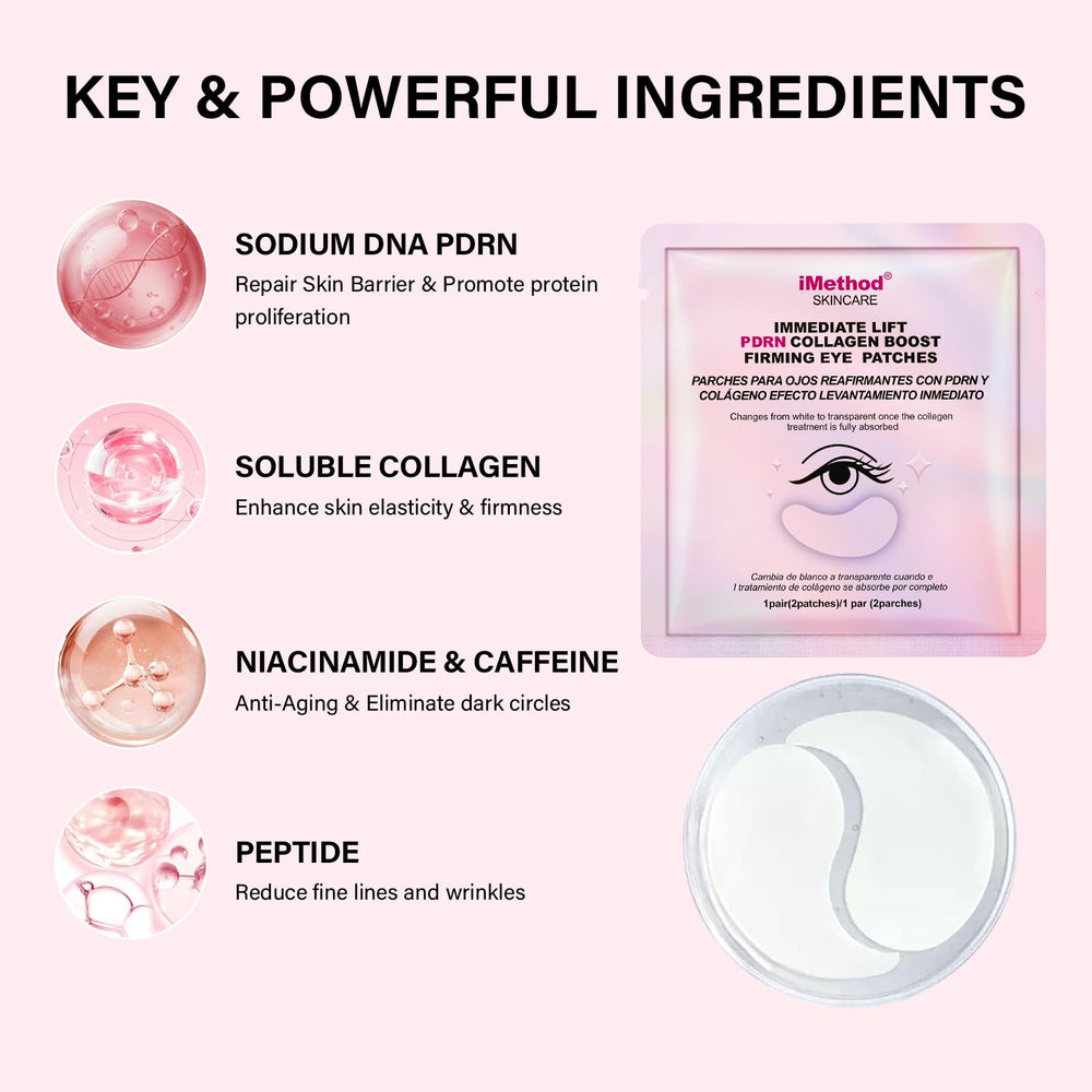 iMethod PDRN eye patch smoothing fine lines around the eyes