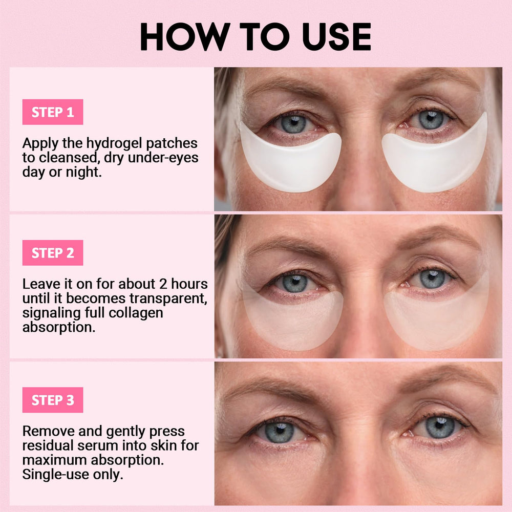 iMethod PDRN eye patch delivering serum absorption for smoother skin