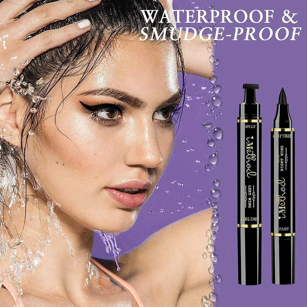iMethod step-by-step winged eyeliner demonstration for quick results.