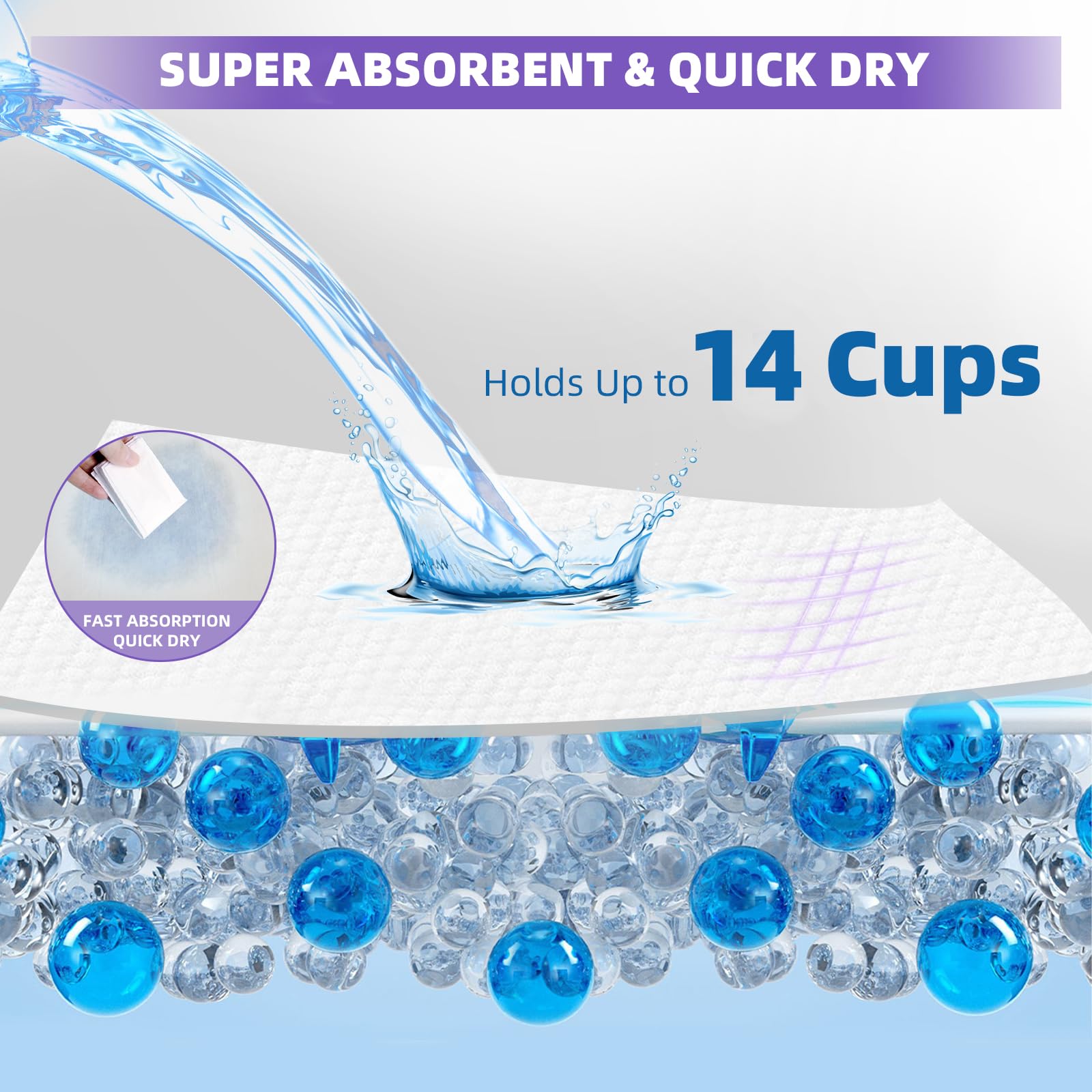 IMMCUTE cat pads lavender-scented formula helps control odors after use