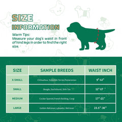 IMMCUTE dog diapers male XS wetness indicator helps you know when to change.