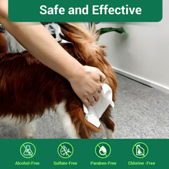 IMMCUTE dog wipes for face and ears, gentle cleansing.