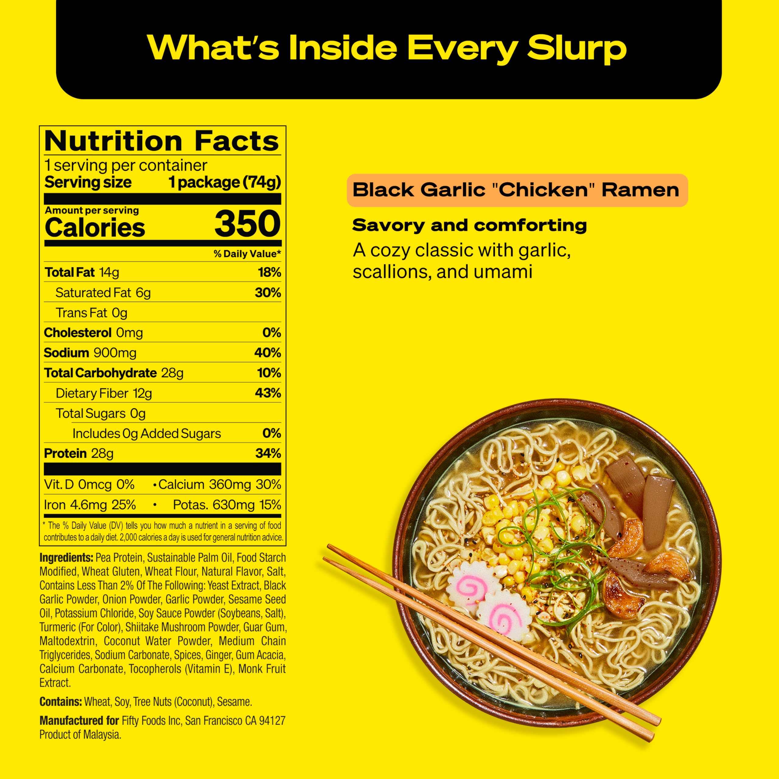 immi Black Garlic Chicken Ramen cooked bowl highlights chewy noodles and protein-packed satisfaction.