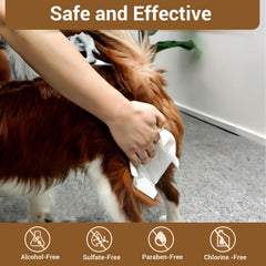 IMMCUTE coconut oil dog wipes large 8x7 inch sheets for quick full-body cleanups.