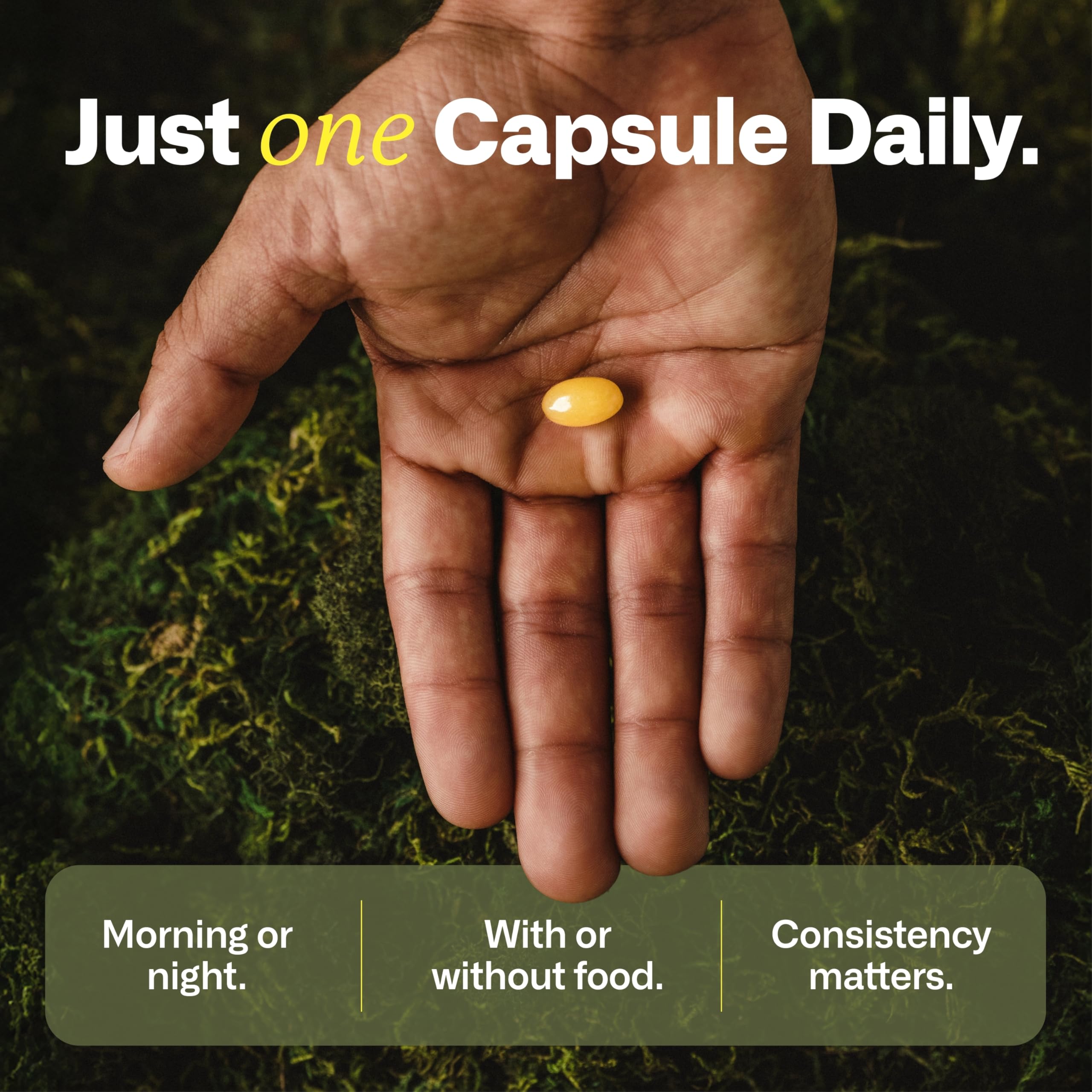 Morning or night capsule moment featuring IMMY daily use