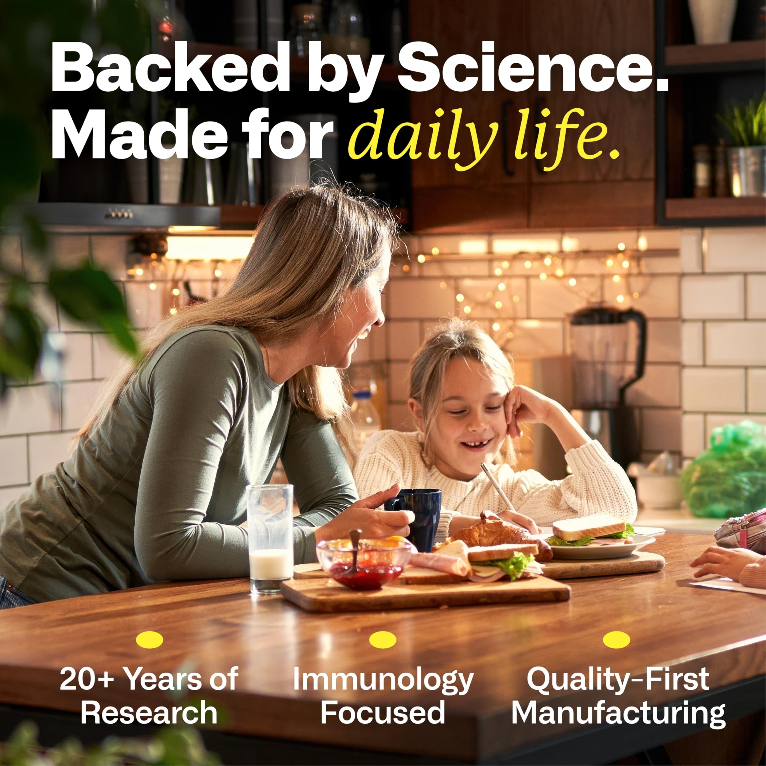 IMMY label detail emphasizing clean, dairy-free ingredients